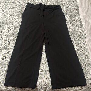 Carole Wren Black Wide-Leg Trousers Like New
